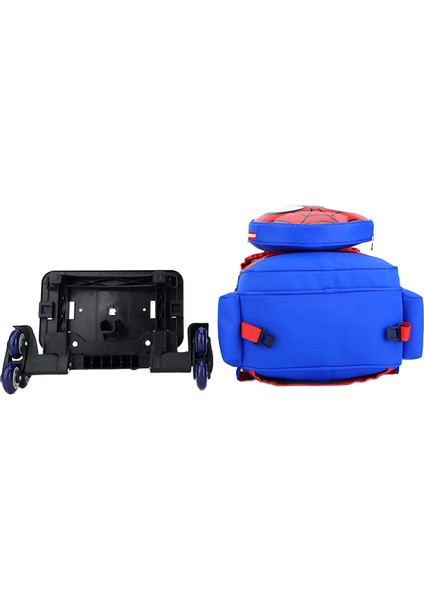 Çocuk Altı Tekerlekli Arabası Okul Çantası - Mavi (Yurt Dışından) fırsatları