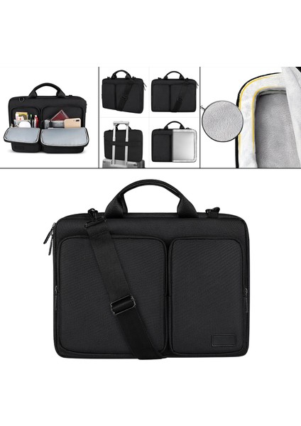 15.6 Inç Çanta Için Laptop Çantası Omuz Messenger Durumda Bilgisayar Kapağı Siyah (Yurt Dışından) indirimleri