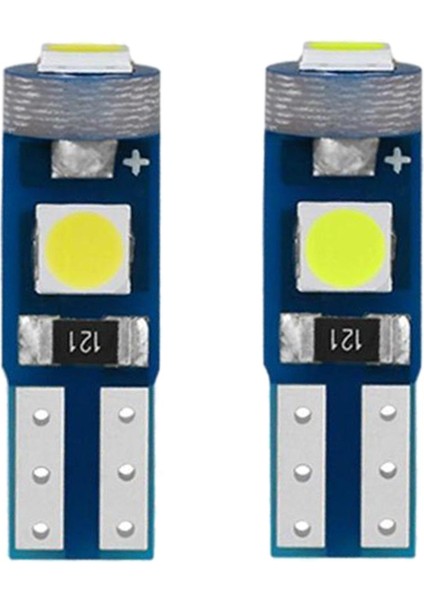 2 Adet Motosiklet Göstergesi T5 3030 3smd Gösterge Sinyal Ampulleri Için Uyar (Yurt Dışından)