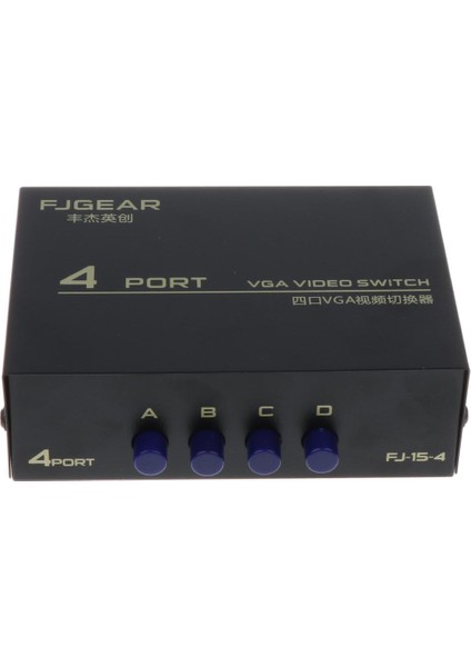 Çoklu VGA Giriş Aygıtları Için VGA Serbest Bırakma / Anahtarı Adaptörü ve 1 (Yurt Dışından)
