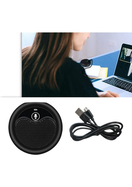 USB Konferans Mikrofon Echo Iptal Masaüstü Için Omnidirectional 360 ° (Yurt Dışından)