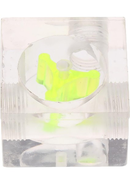 Akrilik Akış Ölçer Göstergesi G1 / 4 Su Soğutması Için Dişli Dişli # 2 Yeşil (Yurt Dışından)