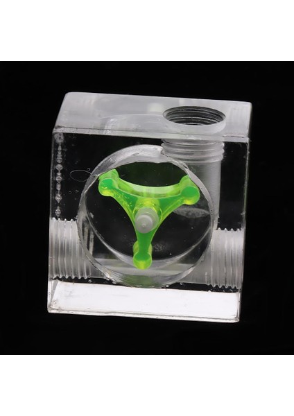 Akrilik Akış Ölçer Göstergesi G1 / 4 Su Soğutması Için Dişli Dişli # 2 Yeşil (Yurt Dışından) indirimleri