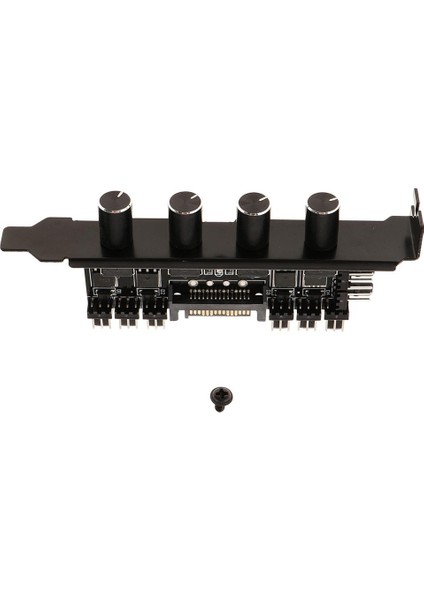 8 Yollu Bilgisayar Pcı Fan Denetleyicisi Ayarlanabilir Hız Hub Splitter, 3pın 4pın (Yurt Dışından)