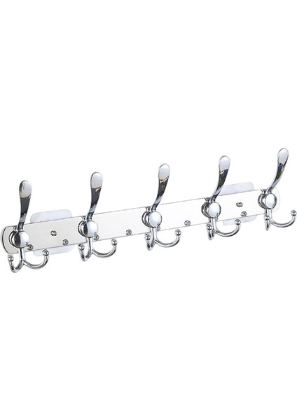 Duvar Kancası Duvara Monte Dayanıklı Askı 5 Kancaları Giysiler Için Giriş Yolu Mutfak Argent (Yurt Dışından) fırsatları