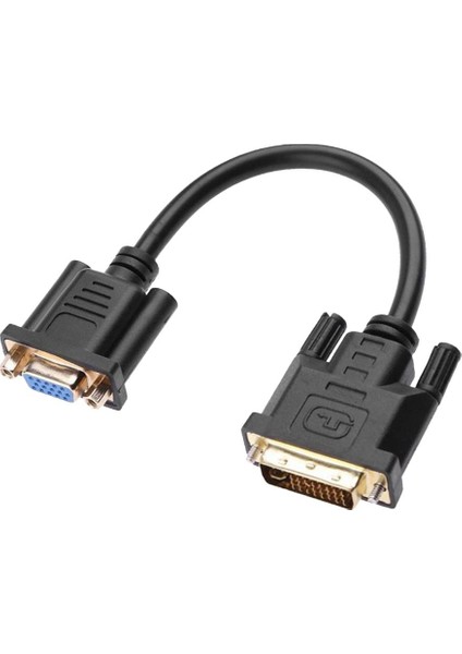 DVI VGA Adaptörü DVI 24 + 5 Pin VGA Kablosu Dijital Analog Audio Converter (Yurt Dışından)