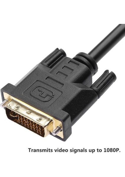 DVI VGA Adaptörü DVI 24 + 5 Pin VGA Kablosu Dijital Analog Audio Converter (Yurt Dışından)