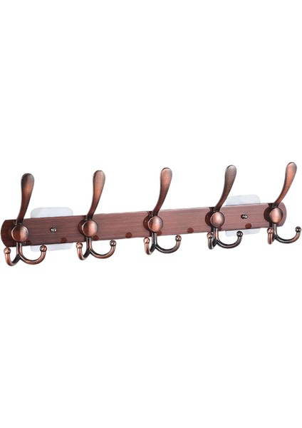 Duvar Kancası Duvara Monte Dayanıklı Askı 5 Kanca Giysi Giriş Yolu Mutfak Kahverengi (Yurt Dışından) modelleri