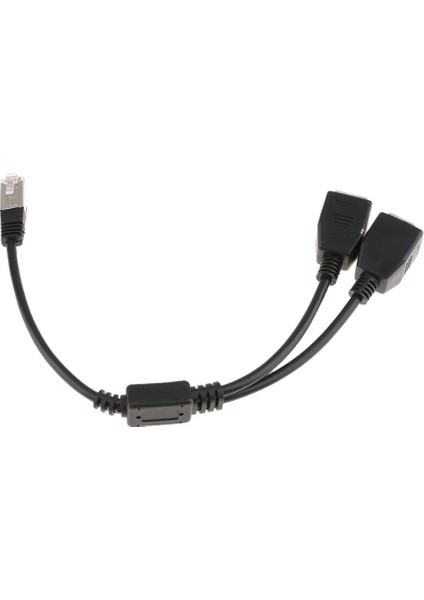 Splitter Kablosu 1 Ila 2 Yollu Çift Kadın Portu Lan Ethernet Kablosu (Yurt Dışından)