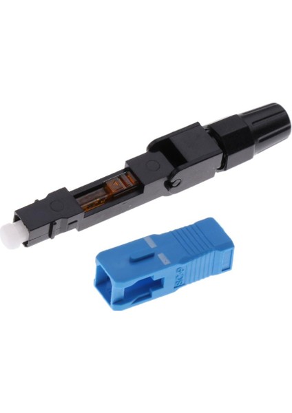10 Adet Sc / Upc-P Tek Modlu Optik Fiber Kablo Hızlı Bağlayıcı Hızlı Adaptörü (Yurt Dışından)