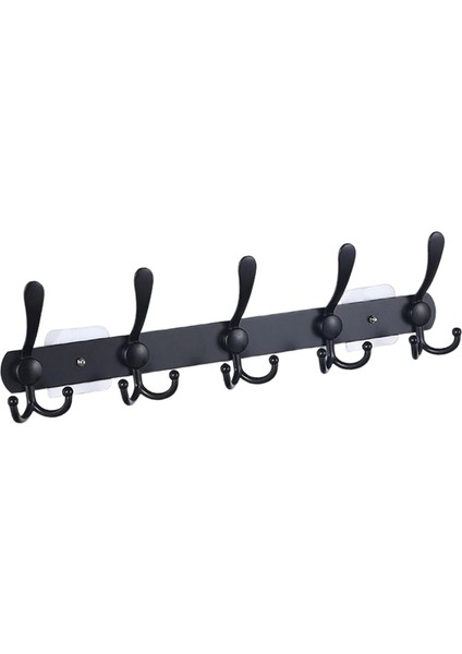 Duvar Kancası Duvara Monte Dayanıklı Askı 5 Kanca Giysi Giriş Yolu Mutfak Siyah (Yurt Dışından) fırsatları