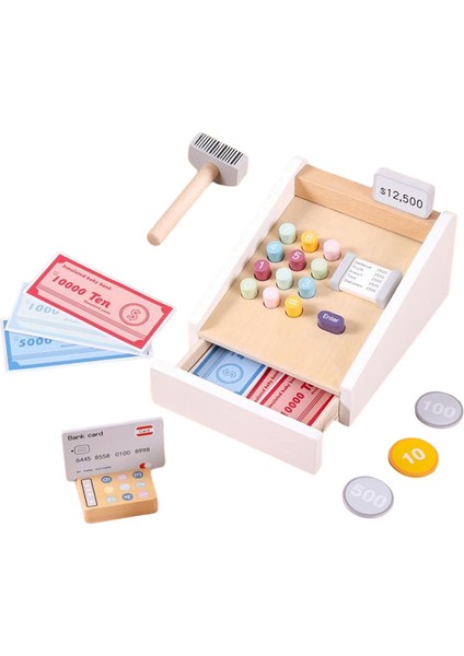 Yazarlık Oyun Toy Rol Oyun Oyuncak Süpermarket Yiyecek Dükkanı Çocuklar Için Komik (Yurt Dışından)