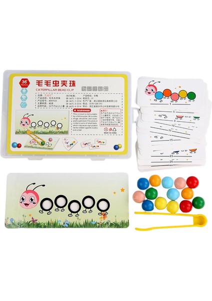 Portable Montessori Taterpiller Clip Boncuklar Bulmaca Oyuncak Yeni Yürümeye Başlayanlar Için (Yurt Dışından) fiyatları