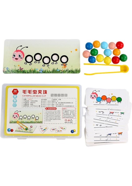 Portable Montessori Taterpiller Clip Boncuklar Bulmaca Oyuncak Yeni Yürümeye Başlayanlar Için (Yurt Dışından) modelleri