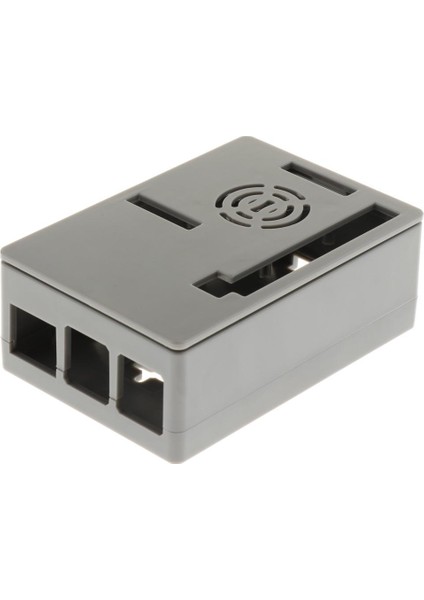 Plastik Kılıf Kapak Muhafaza Kabuk Kutusu ve Ahududu Pi 3b + / 3b / 2b Gri Için Hava Deliği (Yurt Dışından)