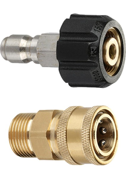 Yüksek Basınçlı Yıkama Adaptörü (M22-14MM) 5000 Psi M22-14'E Dönüştürün 3/8 Inç (Yurt Dışından)