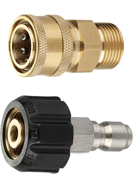 Yüksek Basınçlı Yıkama Adaptörü (M22-14MM) 5000 Psi M22-14'E Dönüştürün 3/8 Inç (Yurt Dışından)