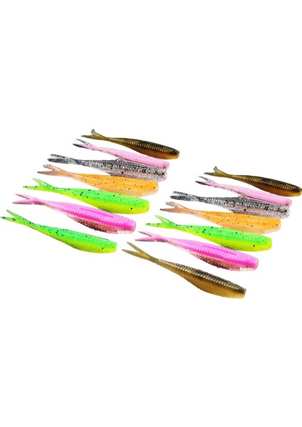 Silikon Balıkçılık Cazibesi Somon Için Spinnerbait 7cm 14PCS (Yurt Dışından)