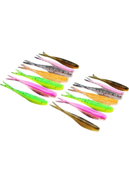 Silikon Balıkçılık Cazibesi Somon Için Spinnerbait 7cm 14PCS (Yurt Dışından)