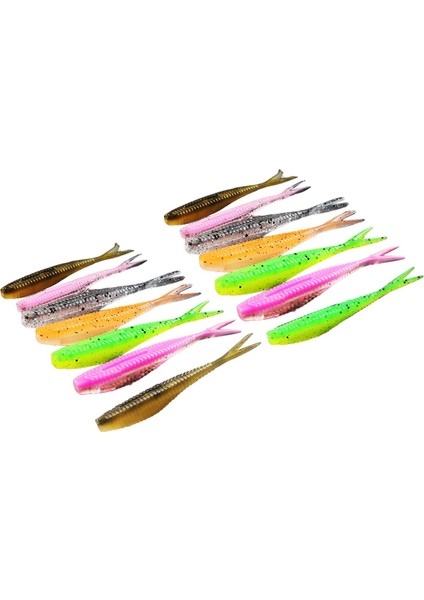 Silikon Balıkçılık Cazibesi Somon Için Spinnerbait 7cm 14PCS (Yurt Dışından)