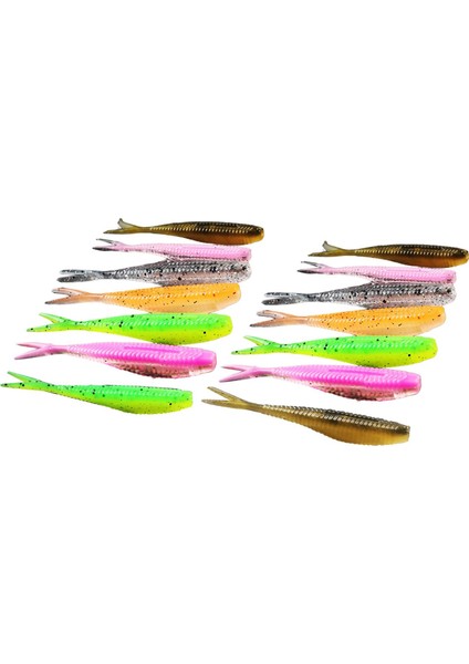 Silikon Balıkçılık Cazibesi Somon Için Spinnerbait 7cm 14PCS (Yurt Dışından)