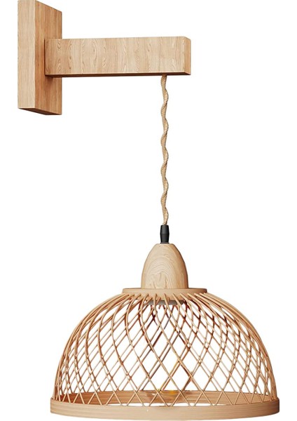 Çiftlik Rustik Duvar Acces Duvar Lambası Cafe Living C Için Rattan Lambalar (Yurt Dışından)