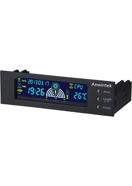Bilgisayar Sıcaklık Monitörü 5.25 Inç Fan Hız Kontrolü Için Şasi Kadınlar Için (Yurt Dışından)