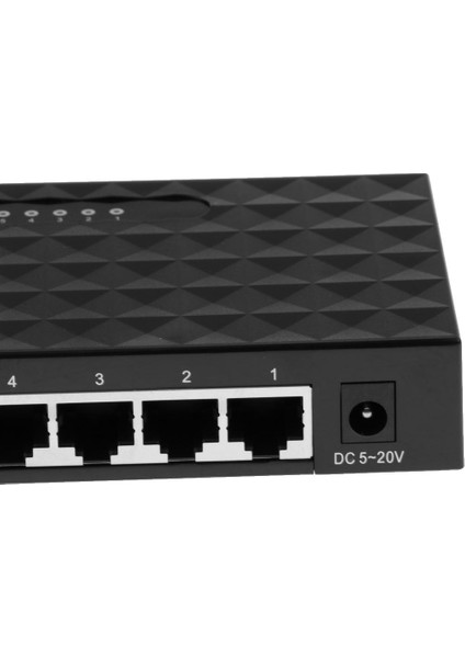 Mini 100 Mbps 8port Hızlı Ethernet Ağı Vlan Desktonlar Için Anahtarı (Yurt Dışından)