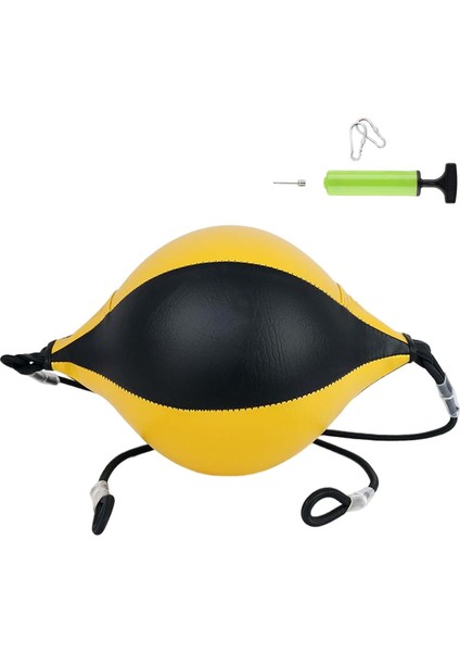Çift Uç Delme Torbası Elastik Halat Taşınabilir Şişirilebilir Eğitim Hız Topu C (Yurt Dışından)