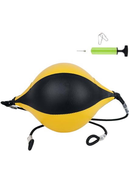 Çift Uç Delme Torbası Elastik Halat Taşınabilir Şişirilebilir Eğitim Hız Topu C (Yurt Dışından) fırsatları