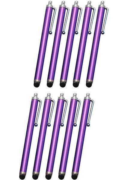 Iphone Için 10X Yüksek Hassas Kapasitif Ekran Stylus Kalem / iPad Mor Için (Yurt Dışından)