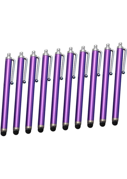 Iphone Için 10X Yüksek Hassas Kapasitif Ekran Stylus Kalem / iPad Mor Için (Yurt Dışından)