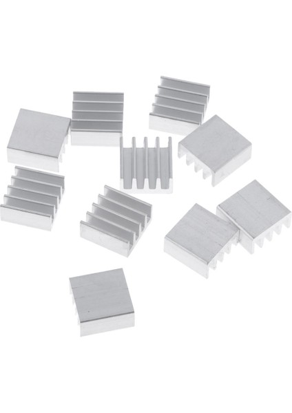 10 Adet Alüminyum Soğutucu Soğutma Fin Soğutucu Soğutucu, 14X14X7MM, Alüminyum (Yurt Dışından) indirimleri