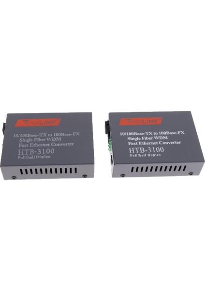 Miktar (2 Adet) 25KM Simplex Sc Fiber Optik Ethernet Converter (Güçsüz) (Yurt Dışından)