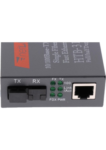 Miktar (2 Adet) 25KM Simplex Sc Fiber Optik Ethernet Converter (Güçsüz) (Yurt Dışından)