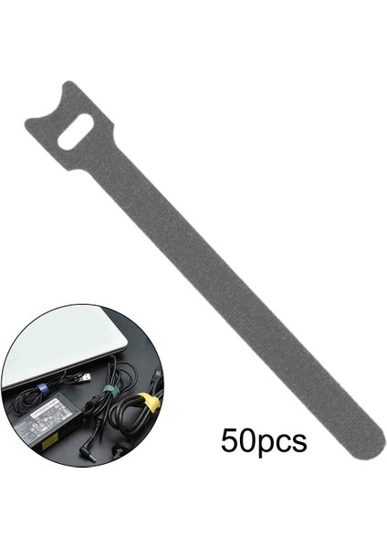 50X Naylon Kayış Kablo Kablosu Bağları Kablo Askıları ile Kablo Organizatör Gri 12X150MM (Yurt Dışından) fiyatları