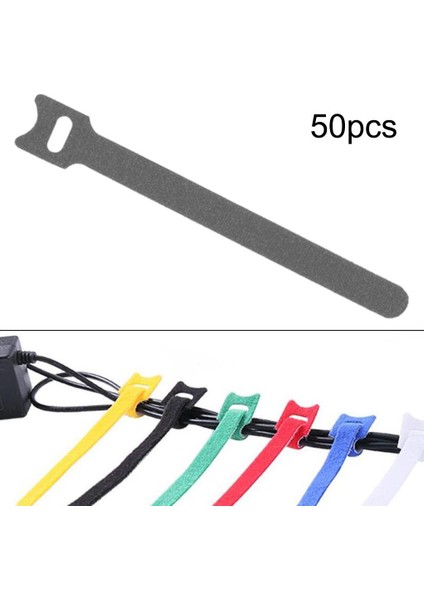 50X Naylon Kayış Kablo Kablosu Bağları Kablo Askıları ile Kablo Organizatör Gri 12X150MM (Yurt Dışından) fırsatları