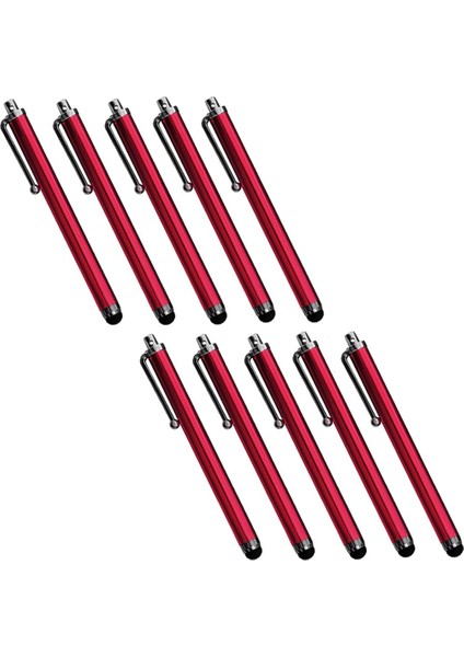 Iphone Için 10X Yüksek Hassas Kapasitif Ekran Stylus Kalem / iPad Kırmızı Için (Yurt Dışından)