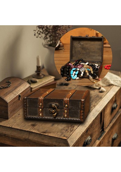 Vintage Style Hazine Kutusu Sunrağı Organizatör Konteyneri Mücevher Küpe Stili A (Yurt Dışından) indirimleri