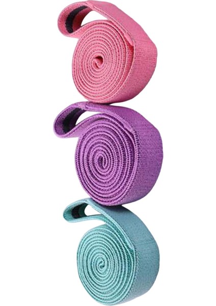 Direnç Bantları Set 3 Farklı Seviye Egzersiz Bantları Erkekler Için Streç Kadınlar Menekşe Pembe (Yurt Dışından) indirimleri