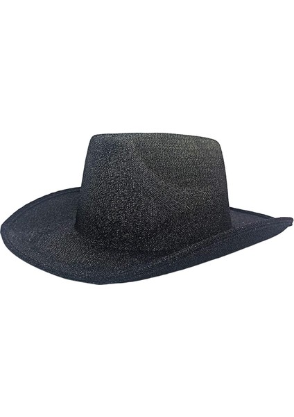 Kovboy Şapkası Nefes Alabilen Kadınlar Prenses Cowgirl Şapka Aksesuarlar Için Bayanlar Siyah (Yurt Dışından) modelleri