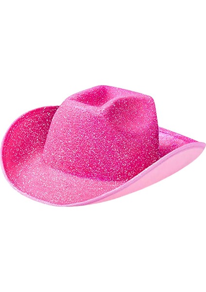 Kovboy Şapka Kapağı Havalandırmalı Taç Cowgirl Şapka Karnaval Cadılar Bayramı Parti Pembesi (Yurt Dışından) indirimleri