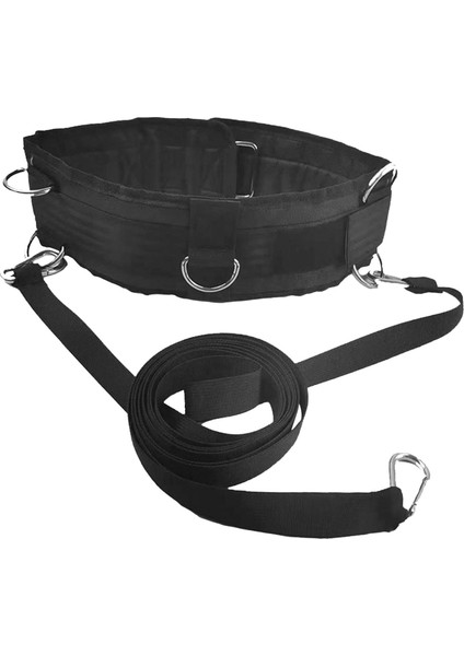 Direnç Bant Güç Mukavemeti Sürükleme Halat Spor Salonu Bel Kuşağı Sled'i Çekmek Için (Yurt Dışından)