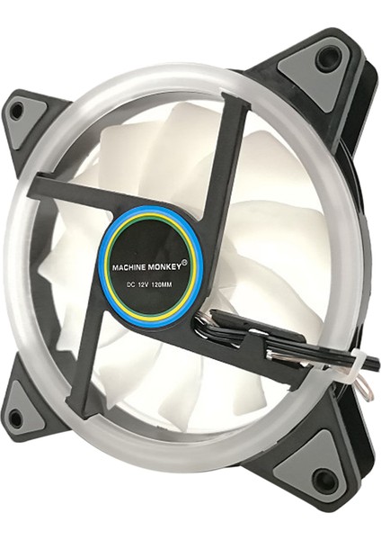1 Adet LED Sessiz Bilgisayar Pc Kılıf Soğutma Fanı 120MM Hidrolik Rulman (Yurt Dışından)