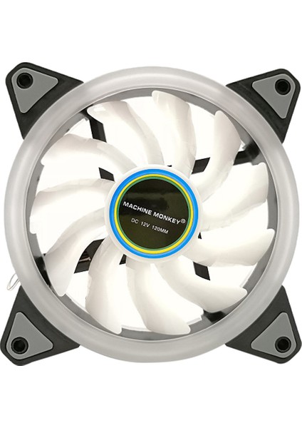 1 Adet LED Sessiz Bilgisayar Pc Kılıf Soğutma Fanı 120MM Hidrolik Rulman (Yurt Dışından)