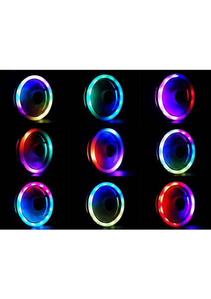 1 Adet LED Sessiz Bilgisayar Pc Kılıf Soğutma Fanı 120MM Hidrolik Rulman (Yurt Dışından)