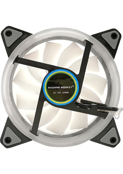 1 Adet LED Sessiz Bilgisayar Pc Kılıf Soğutma Fanı 120MM Hidrolik Rulman (Yurt Dışından)