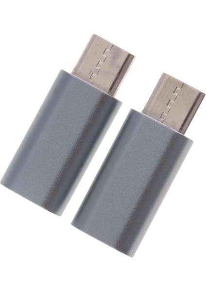 USB C Tipi C Akıllı Telefon Adaptörü Koyu Gri (Yurt Dışından)