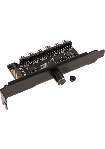 Sata Güç Pcı Soğutma Fanı Hız Kontrol Cihazı 6 Kanallar Pc Kılıfı Hayranları Adaptör Seti (Yurt Dışından)