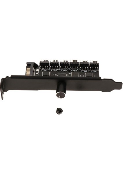Sata Güç Pcı Soğutma Fanı Hız Kontrol Cihazı 6 Kanallar Pc Kılıfı Hayranları Adaptör Seti (Yurt Dışından) indirimleri